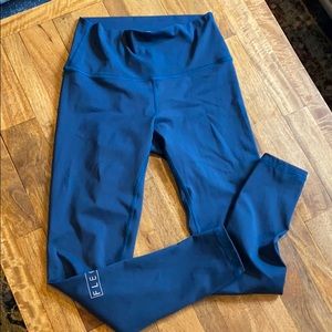 Fleo Silky Silk Leggings - Poseidon